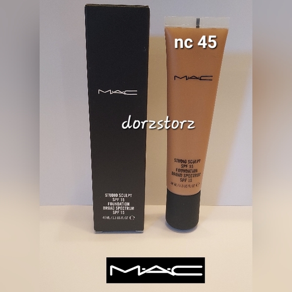 MAC Studio Sculpt Foundation SPF 15 *NC45* / 1.3 oz / New in box - Picture 1 of 4